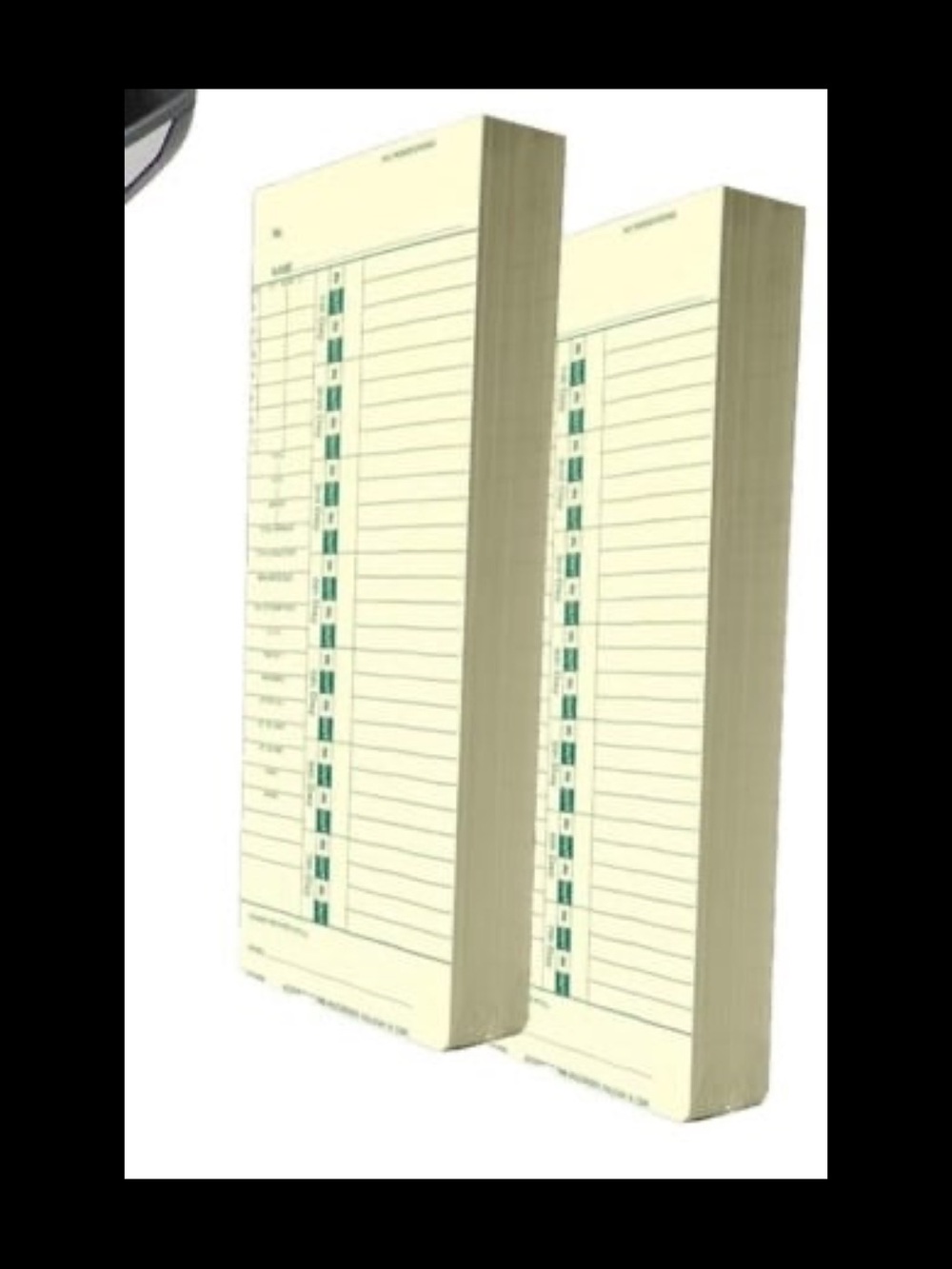 New! Acroprint ES900 Time Clock with Ribbons, Time Cards, Card Rack. - Picture 4 of 5